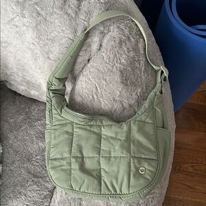 Westbronco sage Green Quilted spring Shoulder Bag
